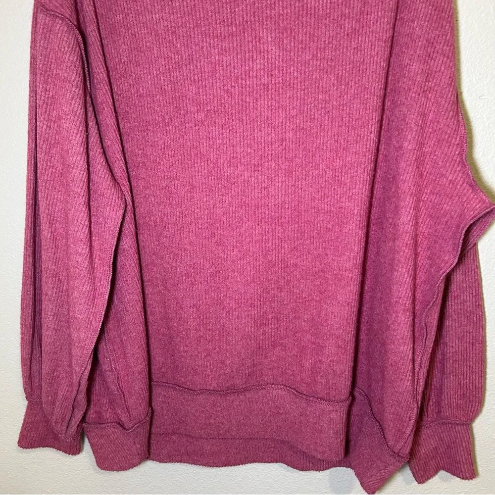 Free People Main Squeeze Hacci Oversized Long Sleeve Top Women’s Size Medium